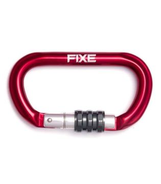 Fixe SYMMETRIC Screw Gate Kilitli D Karabina