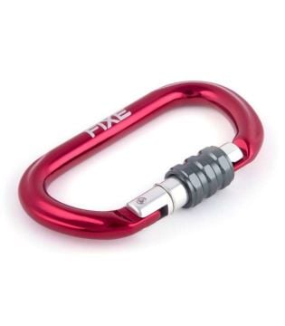 Fixe SYMMETRIC Screw Gate Kilitli D Karabina