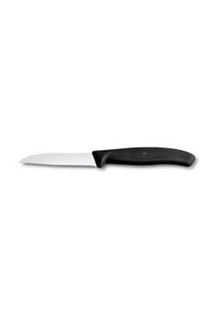 VICTORINOX  6.7433 8cm Tırtıklı Soyma Bıçağı Black