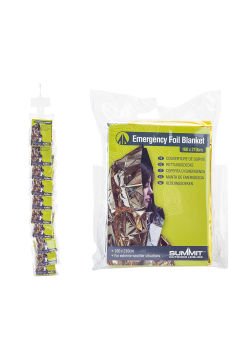 Summit Emergency Blanket Emergency Foil Blanket 1.6mx 2.1m Alu Alu