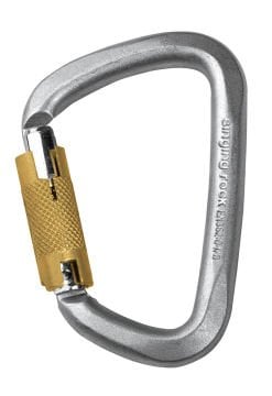 Singingrock D Steel Connector Triple Lock Otomatik Kilitli Çelik Karabina
