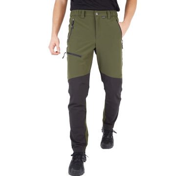 Alpinist Rugged Erkek Outdoor Pantolon Haki-Siyah - XL
