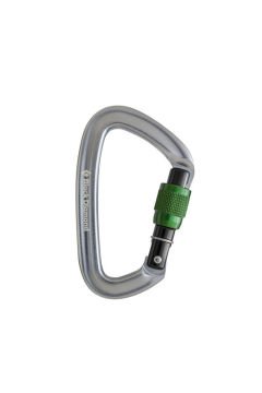 Black Diomand Positron Screwgate Carabiner Karabina Silver