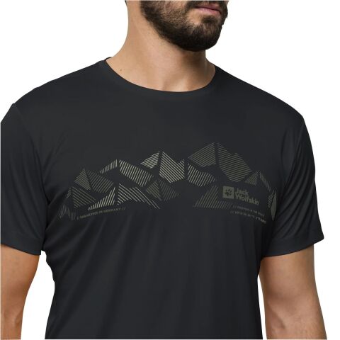Jack Wolfskin Peak Graphic T Erkek Outdoor T-Shirt