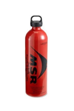 MSR 30 oz Fuel Bottle CRP Cap Fuel Bottle Red