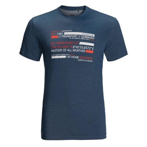 Jack Wolfskin Established IN T Erkek Outdoor T-Shirt