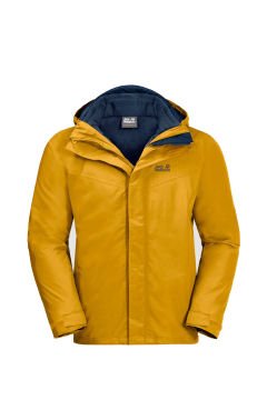 Jack Wolfskin Gotland 3IN1 Erkek Outdoor Mont Sarı
