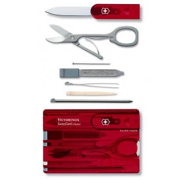 Victorinox 0.7100.TB1 SwissCard Classic (With Blister) Red