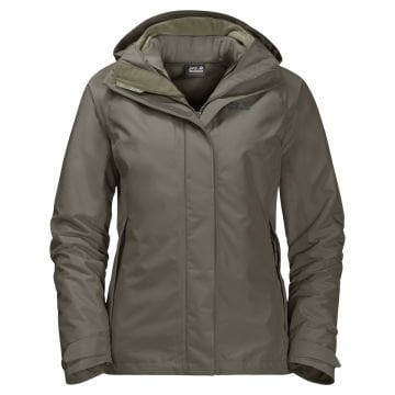Jack Wolfskin Iceland Voyage 3IN1 Women's Outdoor Jacket grape leaf