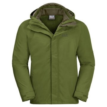 Jack Wolfskin Gotland 3IN1 Men's Outdoor Coat cedar green