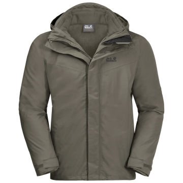 Jack Wolfskin Gotland 3IN1 Men's Outdoor Jacket grape leaf
