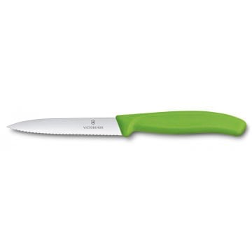 Victorinox 6.7736.L4 SwissClassic 10cm Tırtıklı Soyma Bıçağı