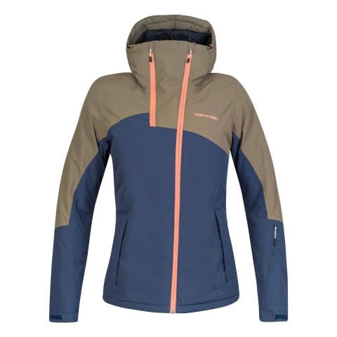 Hannah Maky Col Women's Outdoor Coat burntolive/moodindigo