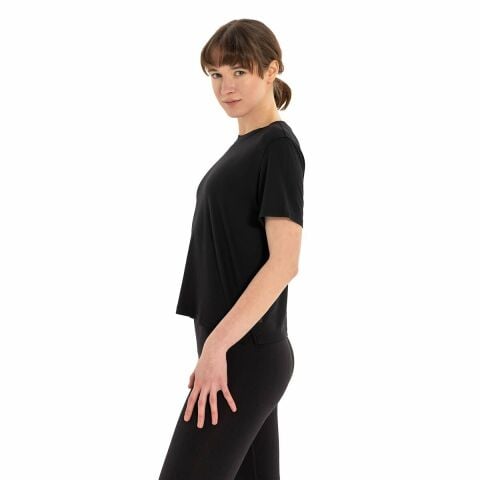 Inguz Modal Bisiklet Yaka Basic Yoga T-Shirt