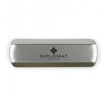 DIPLOMAT FOUNTAIN PEN TRAVELLER STEEL Metal