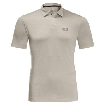 Jack Wolfskin PACK & GO POLO Men's T-Shirt dusty gray