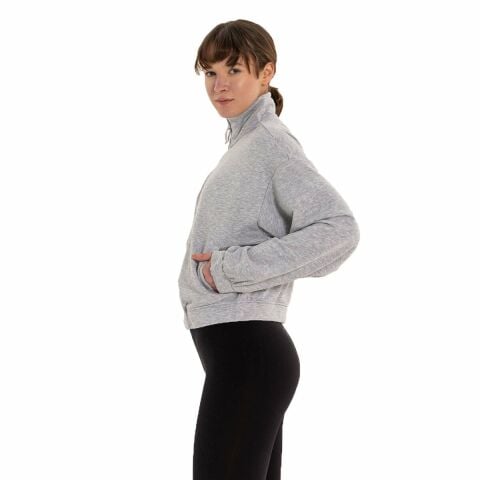 Inguz Dik Yaka Fermuarlı Sweatshirt