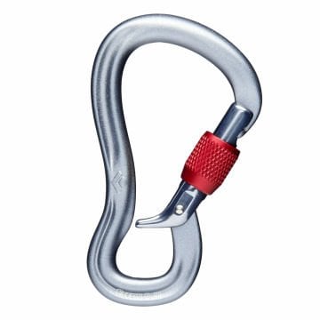 Black Diamond Gridlock Screwgate Carabiner Karabina Silver