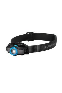 LEDLENSER MH5 BLACK-BLUE ŞARJLI 400 LÜMEN KAFA FENERİ