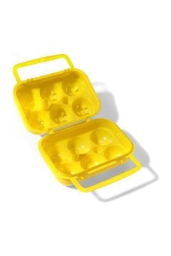 Coghlans 6-Piece Egg Carrying Container Yellow