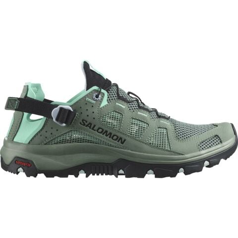 Salomon Techamphibian 5 W Women's Outdoor Shoes Laurel Wreath/Arctic Ice/Marin - 40