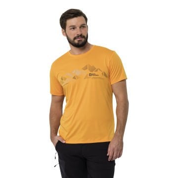 Jack Wolfskin Peak Graphic T Erkek Outdoor T-Shirt