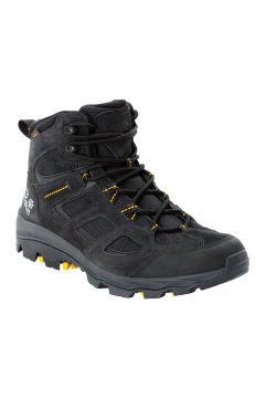 Jack Wolfskin Vojo 3 Texapore Mid Erkek Outdoor Bot black-burly yellow
