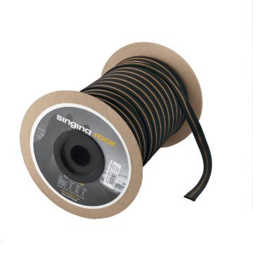 Tubular Webbing W.20mm 120m. Tube Perlon Tape Black