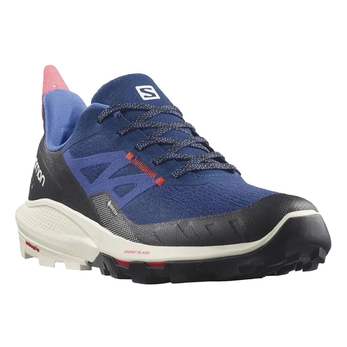 Salomon OUTpulse Gore-Tex Erkek Outdoor Ayakkabı Estate Blue/Vanilla Ice/Poppy - 46