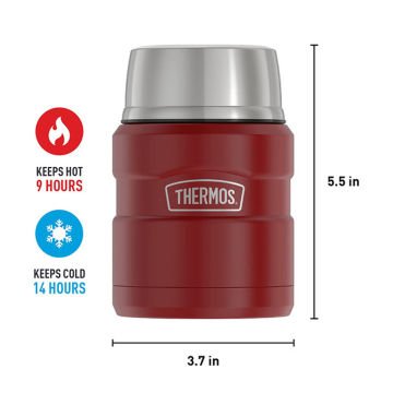 Thermos SK3000 Stainless King Food Thermos 0.47 Liter high risk red