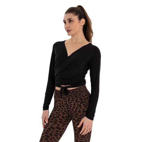 Inguz Anvelop Bağlamalı Modal Bluz